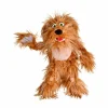 Handpop Hein-Hecktor H60cm - polyester - bruin- Kinderdecoratie|Pluche Knuffels