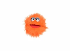 Kinderdecoratie|Pluche Knuffels|Handpop Klops H20cm - polyester - oranje