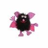 Handpop Monster to go Bammel H33cm - polyester - zwart/roze- Kinderdecoratie|Pluche Knuffels