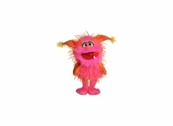 Kinderdecoratie|Pluche Knuffels|Handpop Monster to go Schmackofatz H38cm - polyester - roze
