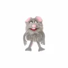 Kinderdecoratie|Pluche Knuffels|Handpop Monster to go Tuddel H30cm - polyester - grijs