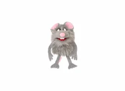 Kinderdecoratie|Pluche Knuffels|Handpop Monster to go Tuddel H30cm - polyester - grijs