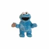 Handpop Sesamstraat Cookiemonster 33-37cm - polyester - blauw- Kinderdecoratie|Pluche Knuffels