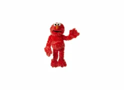 Kinderdecoratie|Pluche Knuffels|Handpop Sesamstraat Elmo H65cm - polyester - rood