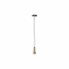 Brilliant Hanglampen|Hanglamp Cadiz GU10 1x10W Ø12,5cm - aluminium - zwart/brons