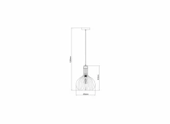Hanglamp Ø35cm E27- Hanglampen