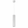 Hanglampen|Hanglamp Ø5,6cm GU10 - aluminium - wit