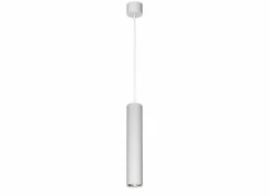 Hanglampen|Hanglamp Ø5,6cm GU10 - aluminium - wit