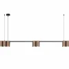 Lusters|Hanglampen|Hanglamp 150cm 7xGU10 - aluminium - brons