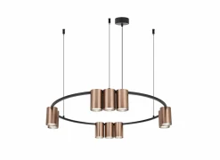 Lusters|Hanglampen|Hanglamp Ø60cm 10xGU10 - aluminium - brons