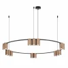 Hanglamp Ø100cm 15xGU10 - aluminium - brons- Lusters|Hanglampen