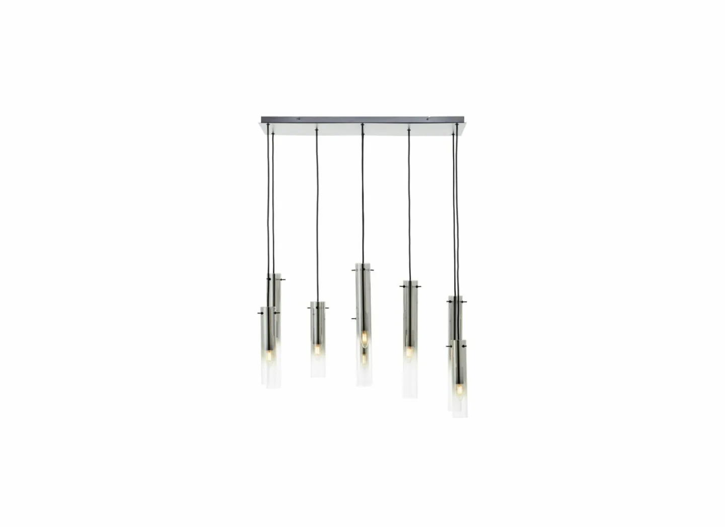 Brilliant Hanglamp Glasini 80x30cm 8x25W E14- Hanglampen