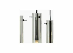 Brilliant Hanglamp Glasini 80x30cm 8x25W E14- Hanglampen