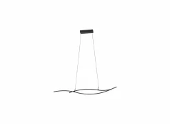 Hanglampen|Hanglamp Grisolia 140x7cm 20W LED staal zwart