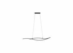 Hanglampen|Hanglamp Grisolia 140x7cm 20W LED staal zwart
