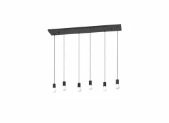 Hanglamp Nogalte 130x22cm 6x40W E27- Hanglampen