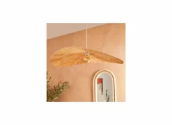 Hanglamp Orane Ø78cm - raffia - beige- Hanglampen