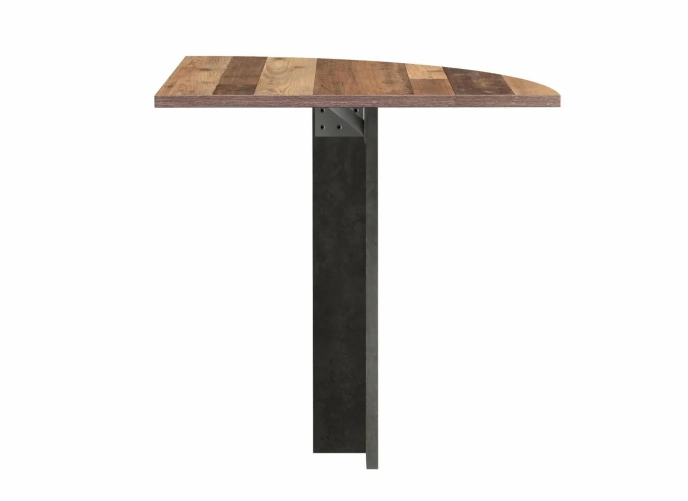 Hoekbureaus|Kantoorbureau|Hoekbureau Clif-B 70x70x74cm - decor - old wood