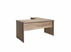 Hoekbureaus|Kantoorbureau|Hoekbureau Merida 160x144x75cm - melamine - bruin