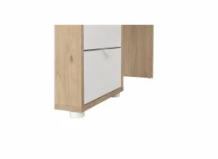 Hoekbureaus|Kantoorbureau|Hoekbureau Sign 150x100x76cm - decor - jackson hickory & wit