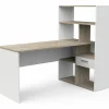 Hoekbureaus|Kantoorbureau|Hoekbureau Strate 156x133x91cm - decor - kronberg eik & wit