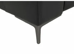 Hoeksalon After 295x232cm - leder - zwart met relax- Hoeksalons