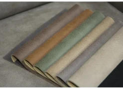 Hoeksalon Brenda 275x210cm - stof - cognac- Hoeksalons