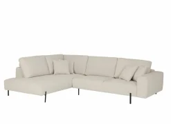 Hoeksalon Celaya 298x223cm - stof - ecru- Hoeksalons