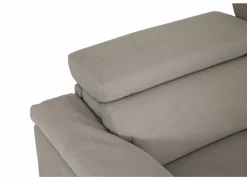 Hoeksalon Cell 295x232cm - stof - grijs- Hoeksalons