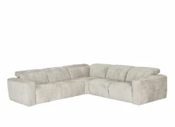 Hoeksalon Crow 301x301cm - stof - turtledove- Hoeksalons