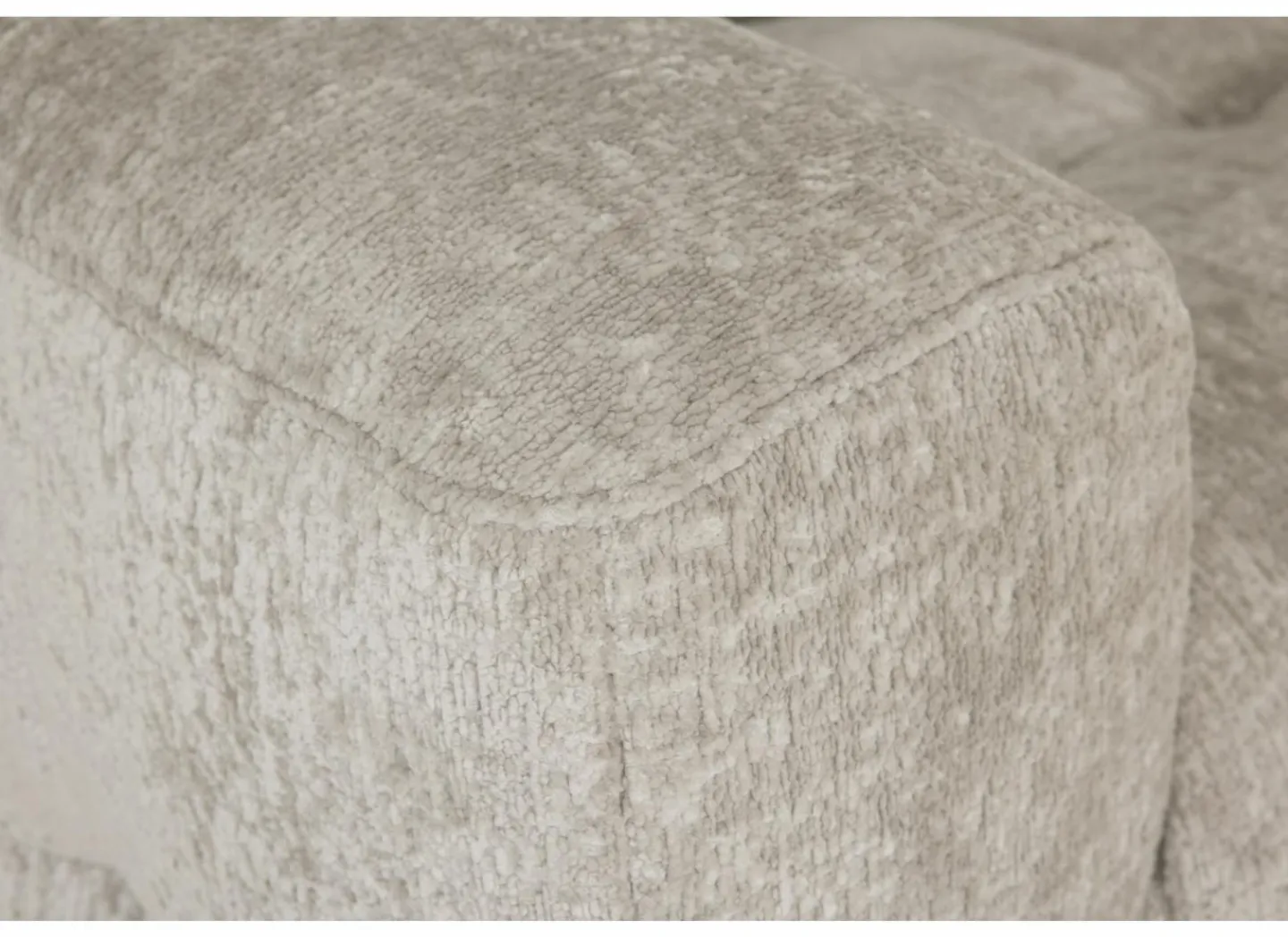 Hoeksalon Crow 334x301cm - stof - turtledove met 2 elektrische relaxen- Hoeksalons