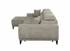 Hoeksalon Dragor 296x179cm - stof - grijs- Hoeksalons