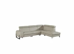 Hoeksalon Durham 298x230cm - stof - lichtgrijs- Hoeksalons