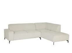 Hoeksalon Eddy 267x206cm - stof - ecru- Hoeksalons