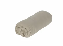 Hoeslakens|Hoeslaken Lauren 90x200cm - jersey katoen - mastiek