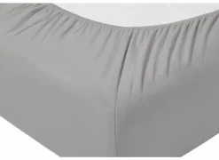 Hoeslaken Venturo 180x200cm - flanel - grijs- Hoeslakens