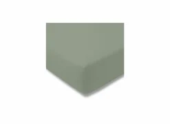 Hoeslakens|Hoeslaken 140/160x200/220cm - jersey katoen - donkergroen