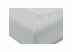 Hoeslaken 140/160x200/220cm jersey katoen lichtgrijs- Hoeslakens