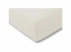 Hoeslaken 140/160X200/220cm jersey katoen ecru- Hoeslakens
