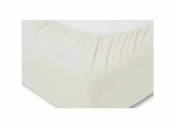 Hoeslaken 140/160X200/220cm jersey katoen ecru- Hoeslakens
