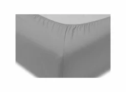 Hoeslakens|Hoeslaken 180/200x200/220cm jersey katoen grijs