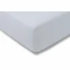 Hoeslaken 140/160x200/220cm jersey katoen soft blue- Hoeslakens