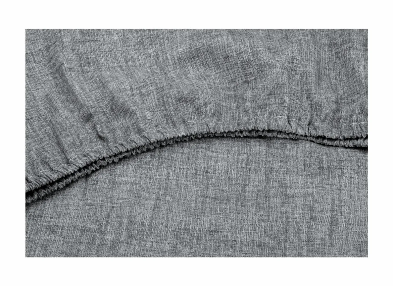 Hoeslakens|Hoeslaken 140x200cm katoen donkergrijs