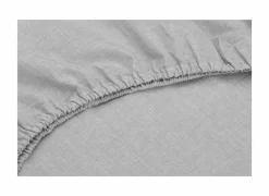 Hoeslaken 140x200cm katoen dove grey- Hoeslakens