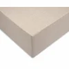 Hoeslaken 140x200cm katoen zandbeige- Hoeslakens