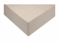 Hoeslaken 140x200cm katoen zandbeige- Hoeslakens