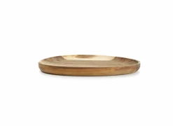 Dienbladen|Houten dienblad Santo 26x21,5cm - FSC - bruin