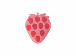 Ijsblokjesvorm Fragola 19cm - silicone - roze- Ijsblokjesvormen
