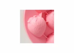 Ijsblokjesvorm Fragola 19cm - silicone - roze- Ijsblokjesvormen