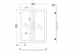 Inbouwset Prima- Draaideurkast|Draaideurkast